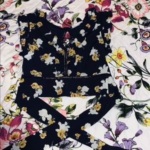 Floral crop top